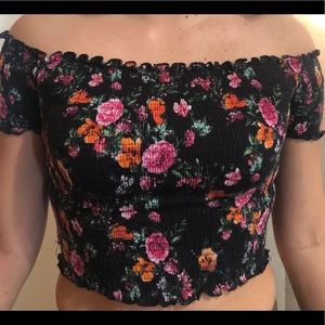Floral Off the shoulder Top